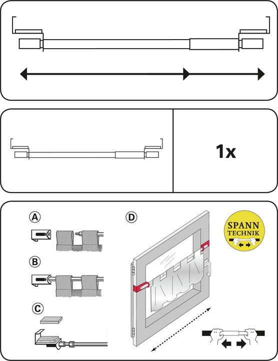 Immagine prodotto Gardinia Barella di serraggio Ø 7/9 mm bianco 120 - 160