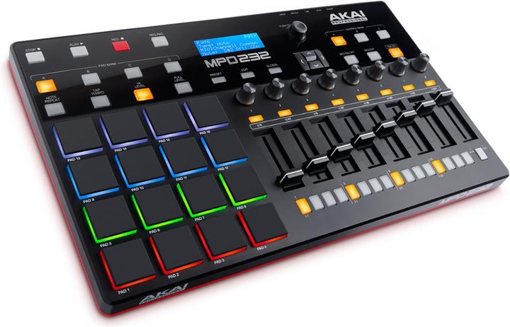 Actual product image Akai Professional MPD 232 Pad Controller MIDI USB RGB Black (Controller)
