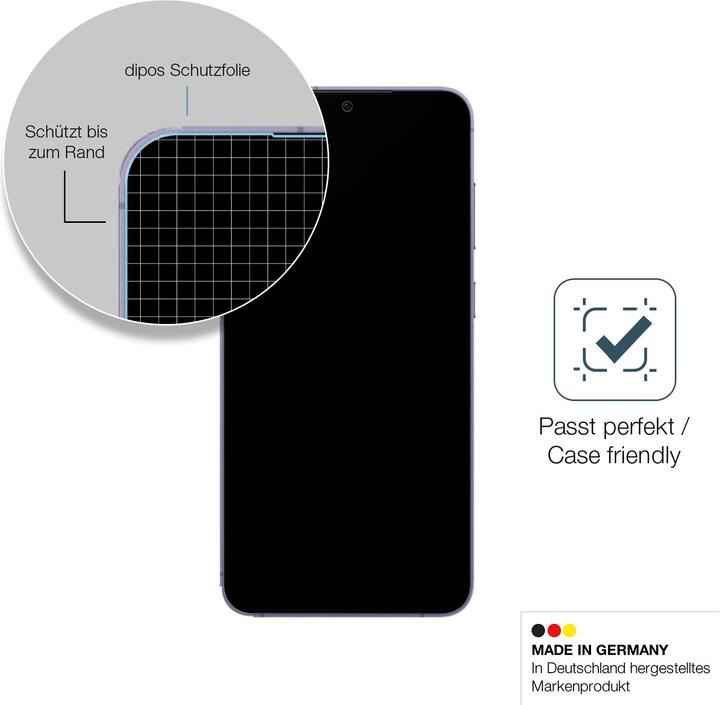 Actual product image Dipos Screen Protector Anti-Shock (2 Piece, Samsung Galaxy S24+)