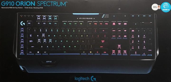 Image du produit Logitech G G910 Orion Spectrum (DE, Filaire)