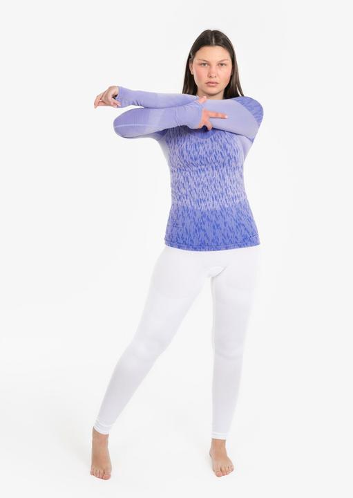 Image du produit Kipsta Maillot de football à manches longues homme/femme - Keepdry gris/violet (M)