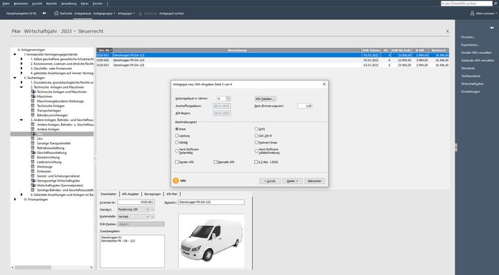 Produktbild Lexware anlagenverwaltung 2023 1 license(s) (1 User, 12 Monate)