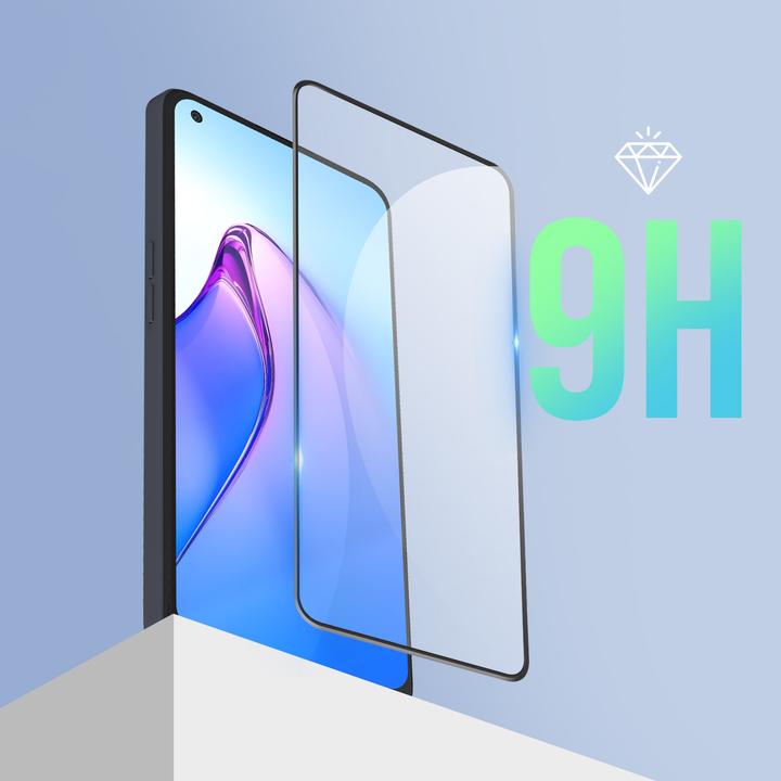 Produktbild Avizar Panzerglas Schutzfolie 9H (1 Stück, Oppo Reno 8)
