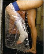 Actual product image Illa Shower protective film 80x40cm foot knee (Showers / Bathing)
