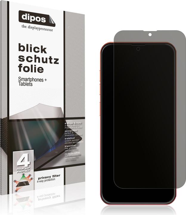 Actual product image Dipos Privacy Screen Protector 4-Way Privacy-Filter (1 Piece, Ulefone Note 8P)