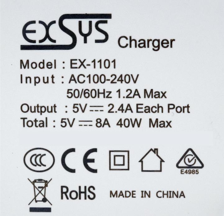 Image du produit Exsys Station de recharge EX-1101 (40 W)