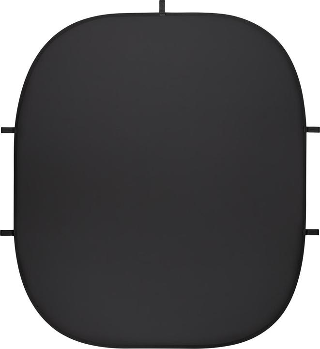 Produktbild Walimex Falthintergrund 200x230cm schwarz/weiss (230 cm, 200 cm)