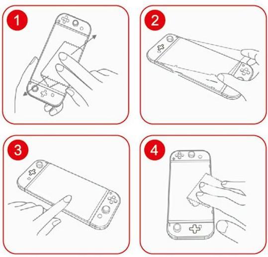 Actual product image MU Budget Protective glass screen protector (DSi XL)