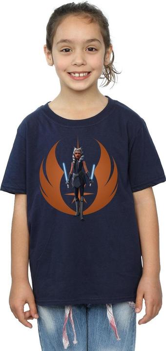 Immagine prodotto Star Wars Clone Wars Ahsoka Rebel Pose Maglietta Ragazze (140, 146)