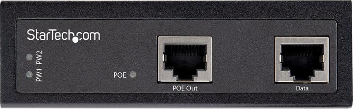 Actual product image StarTech Industrial Gigabit PoE Injector - High Speed/High Power 90W - 802.3bt PoE++ 48V- (802.3bt (PoE++), 90 W)