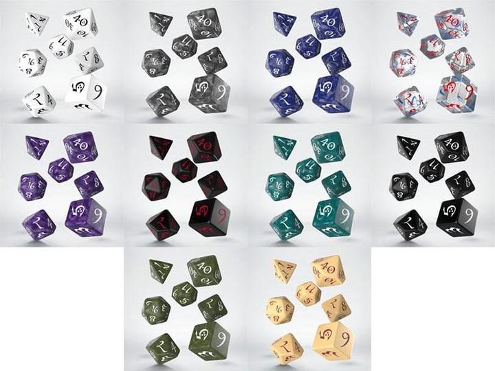 Produktbild Q Workshop SCLE1B - Classic RPG Lavendel & weiss, Würfelset (7 Stück)