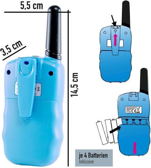 Actual product image X4 Tech 701953 PMR radio set of 2 (3 km)