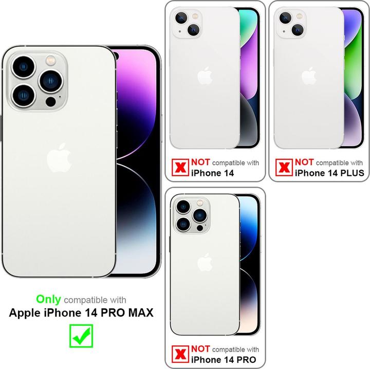 Produktbild Cadorabo Hülle für Apple iPhone 14 PRO MAX im TPU Fluid LM162 Style (Apple iPhone 14 Pro Max)