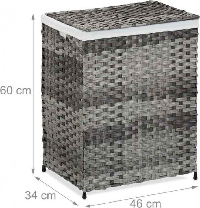 Immagine prodotto Relaxdays Cestino per biancheria (90 l)