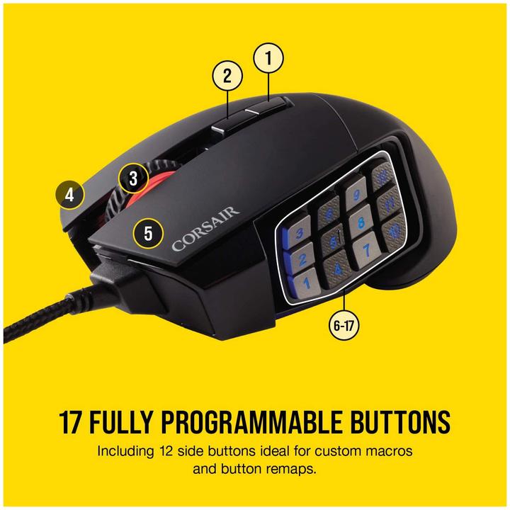 Actual product image Corsair Scimitar RGB Elite (Cable)