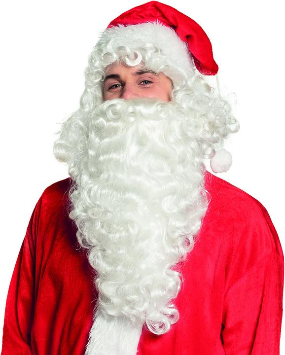 Actual product image Widmann Santa Claus Beard With Wig: (without cap)