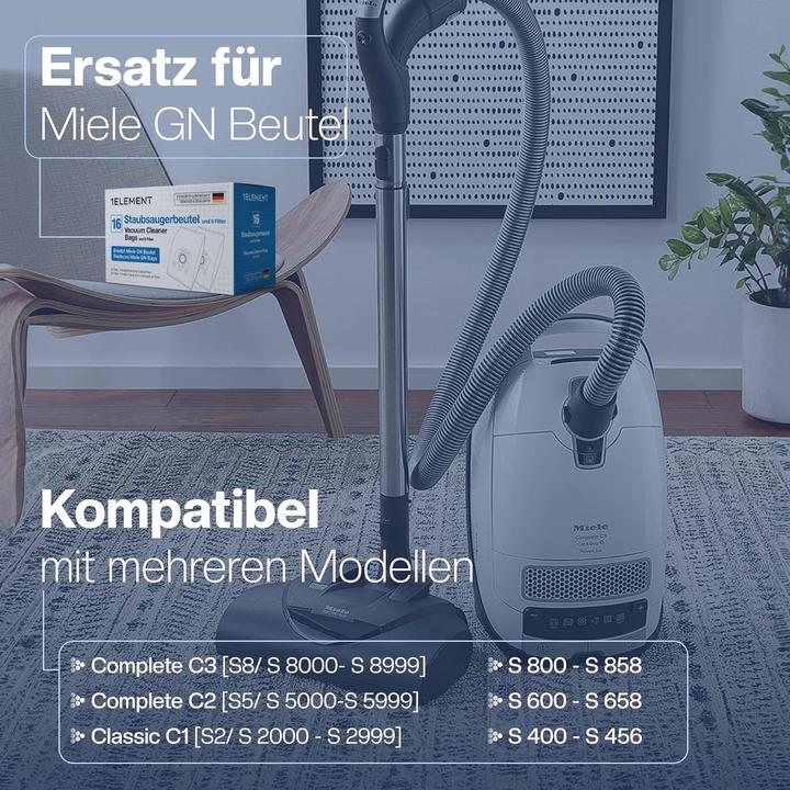 Produktbild 1Element Staubsaugerbeutel-Set (16 x)