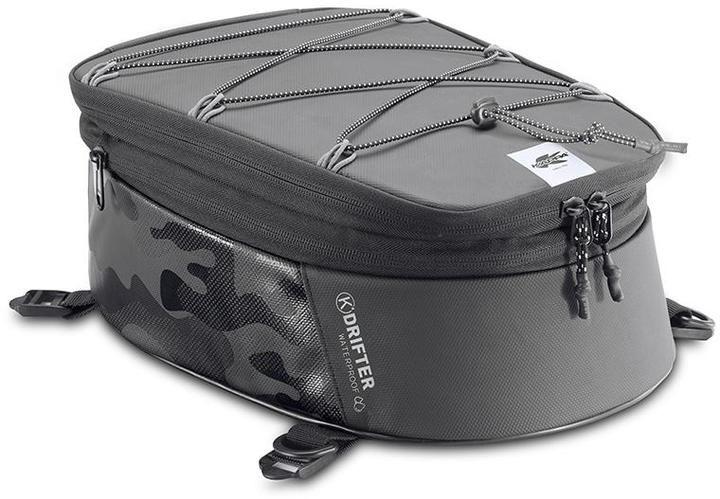 Kappa DR02 K'DRIFTER Tankrucksack schwarz 9-12 Liter (12 l)