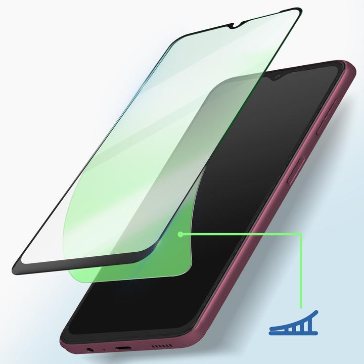 Actual product image Avizar Protective glass film 9H (1 Piece, Samsung Galaxy A14)