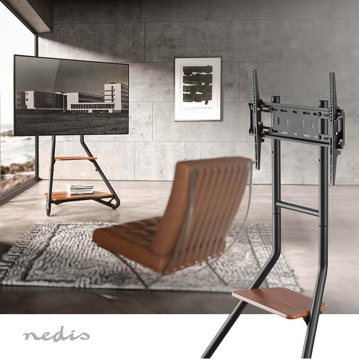Produktbild Nedis TV Bodenständer | 37 - 75 " | maximal unterstützes Bildschirmgewicht: 40 kg | Bauhaus Design | (75", 40 kg)
