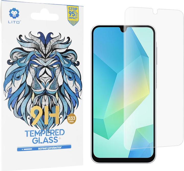 Actual product image Lito - 2.5D Classic Glass - Samsung Galaxy A16 4G / A16 5G - Clear (1 Piece, Samsung Galaxy A16, Samsung Galaxy A16 5G)