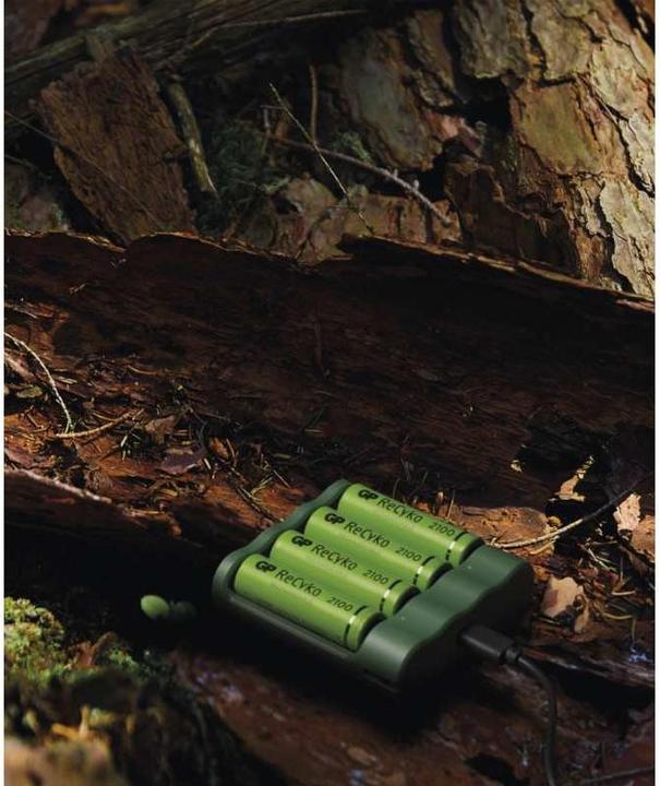 Produktbild GP Batteries Standard Series B52427U battery charger Household battery DC (5 Stk., AA, AAA, 2700 mAh, Ladegerät inkl. Akku)