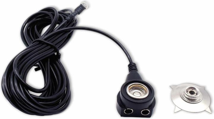 Produktbild Quadrios ESD-Erdungskabel 3.60 m Klemme, Druckknopf 10 mm, Ringkabelschuhanschluss