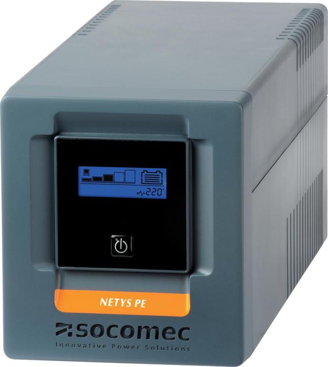 Actual product image Socomec NETYS PE NPE-1000-LCD uninterruptible power supply (UPS) Line-Interactive 1 kVA 4 AC (1000 VA, 600 W, Line-interactive UPS)