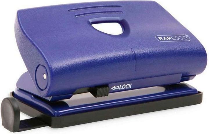 Rapesco 810-P 2-fach Locher 12 Blatt Kapazität, Blau
