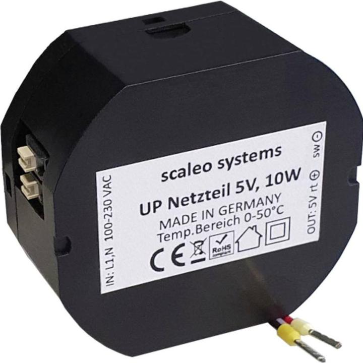 Actual product image Scaleo Systems AC/DC built-in power supply 2 A 10 W 5 V/DC (Overvoltage protection adapter)