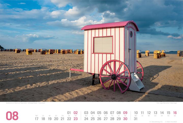 Actual product image Nordsee - von Ostfriesland bis nach Sylt - ReiseLust Kalender 2026 (45 x 33 cm, Hardcover, German)
