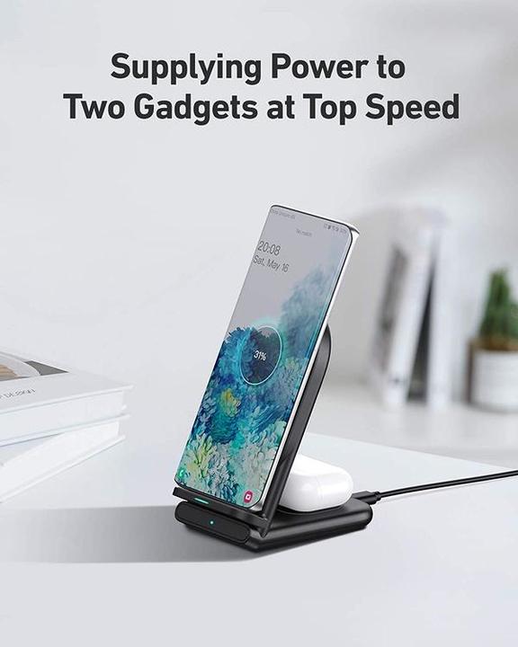 Immagine prodotto Aukey LC-A2 2 in 1 Stazione di ricarica Aircore (10 W)
