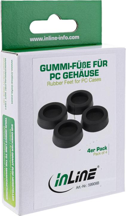 Produktbild InLine Gummi-Füsse für PC Gehäuse