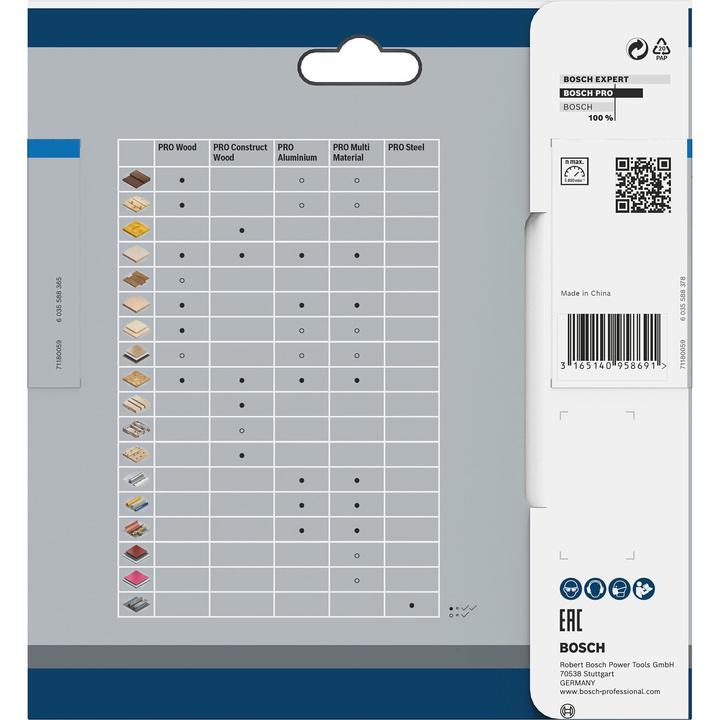 Produktbild Bosch Professional Zubehör PRO Steel cordless Kreissägeblatt, 140 x 1,6 x 20 mm
