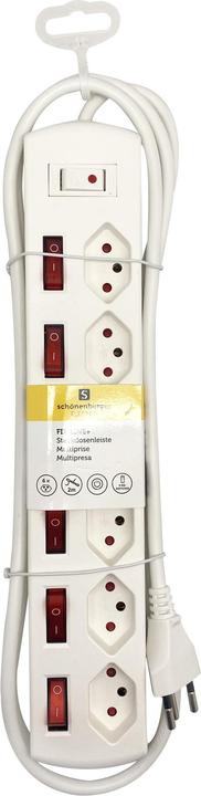 Actual product image Schönenberger PRINCIPIO+ MultiSwitch (6 x, Type 13, 2 m)