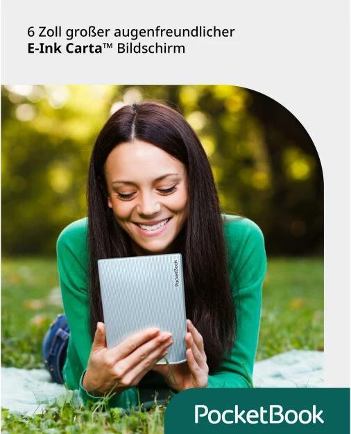 Productafbeelding PocketBook Vers (6", 8 GB, Helderblauw)