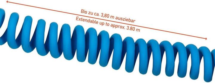 Immagine prodotto Kabelmeister Cavo di ricarica a spirale per auto elettriche, da spina a presa di tipo 2, 32 A, 5 m, blu (Tipo 2, 22 kW, 32 A, 5 m)