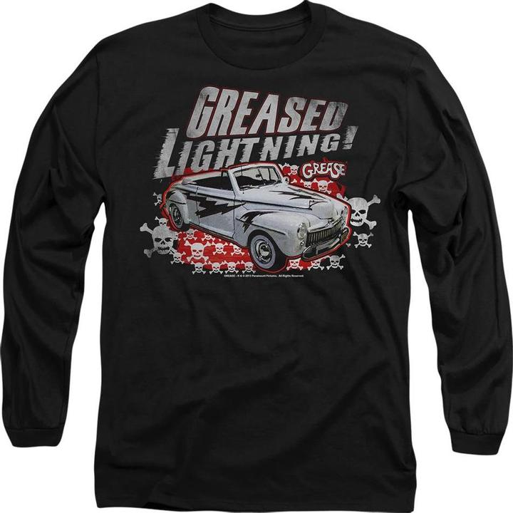 Actual product image Grease Unisex Adult d Lightening T-Shirt (XL)
