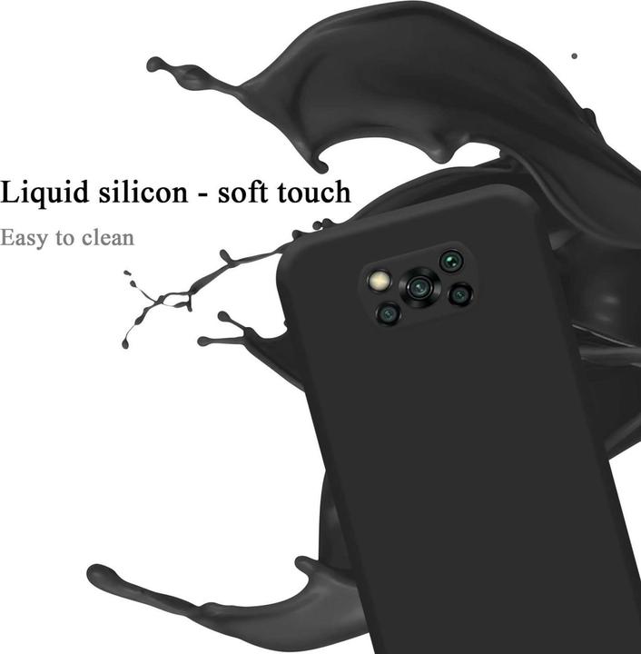 Actual product image Cadorabo Bumper Case for Xiaomi POCO X3 NFC TPU Liquid Silicone Cover for Xiaomi POCO X3 NFC (Xiaomi Poco X3 NFC)