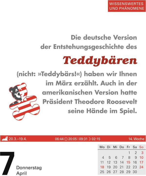 Produktbild Duden Kalender Auf gut Deutsch 2022 (Deutsch)