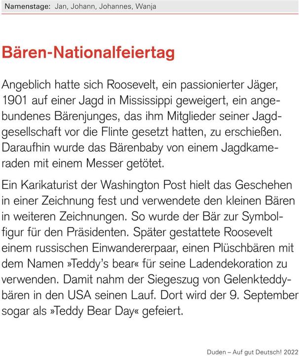 Produktbild Duden Kalender Auf gut Deutsch 2022 (Deutsch)
