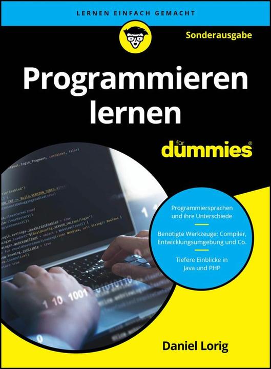 Actual product image Programmieren lernen für Dummies (German, Daniel Lorig, 2025)