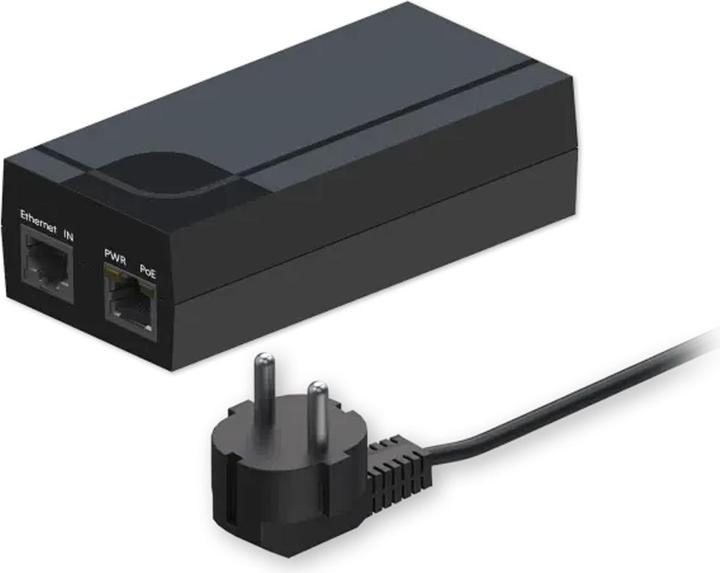 Produktbild Teltonika NETWORKS Single Port Gigabit PoE Injector EU (802.3af (PoE), 15 W)