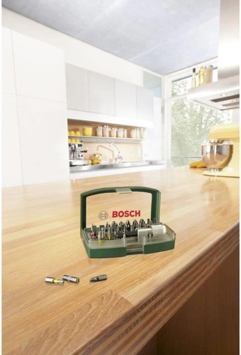 Produktbild Bosch Zubehör Schrauberbit-Set mit Farbcodierung, 32-teilig (Innensechsrund TX M10, Innensechsrund TX M15, Innensechsrund TX M20, Innensechsrund TX M30, Kreuz Pozidriv PZ M1, Innensechsrund TX mit Loch M20, Kreuz Phillips PH M1, Kreuz Phillips PH M2, Innensechsrund TX M25, Innensechsrund TX M27, Innensechsrund TX M40, Sechskant (hexagonal) M4)