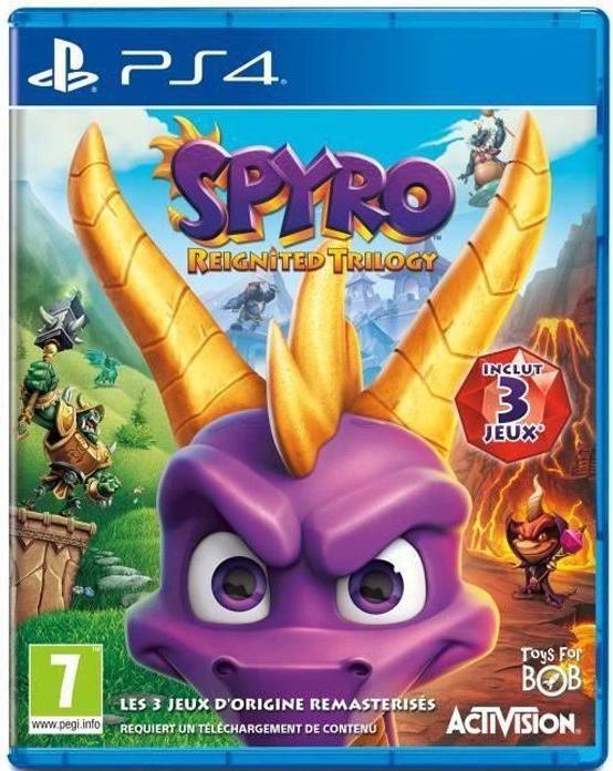 Actual product image Activision Spyro Reignited Trilogy (PS4, FR)