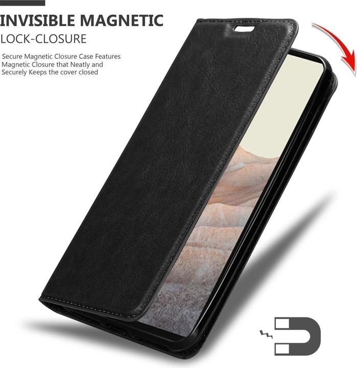 Immagine prodotto Cadorabo Libro Invis. Coperchio magnetico (Google Pixel 6a)