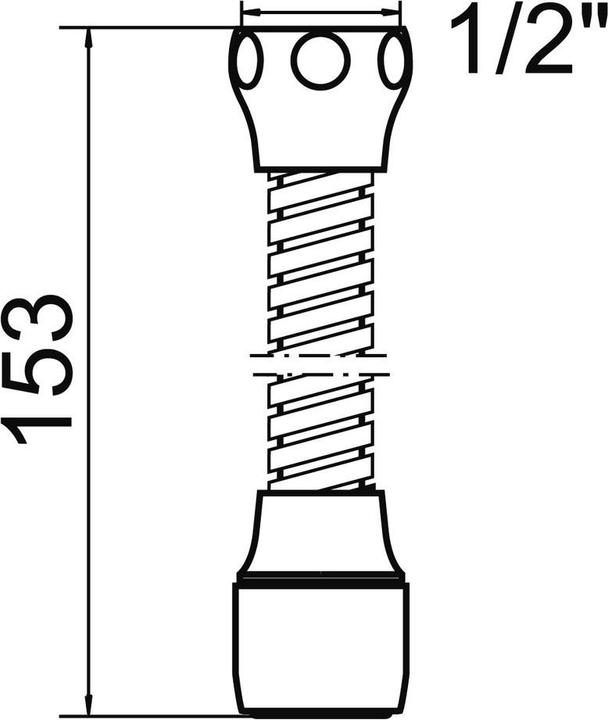 Actual product image Neoperl Tap hose metal with water-saving Strahlr.