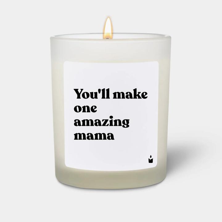 Immagine prodotto Chatty Candles Candela al profumo di legno Sarai una mamma straordinaria