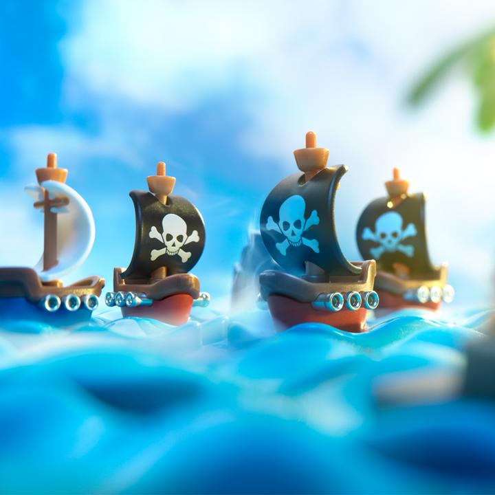 Produktbild Smart Games Piratenschlacht (Französisch, Deutsch, Englisch, Italienisch)