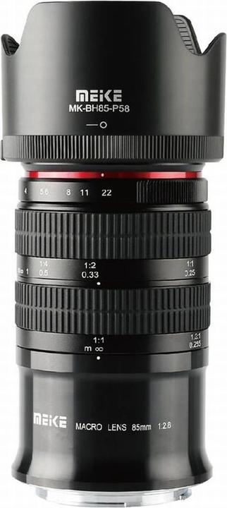 Actual product image Meike 85mm f/2.8 Macro, Canon RF (Canon RF, APS-C / DX)